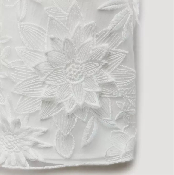 EMBROIDERED MIDI SKIRT ZW COLLECTION SIZE M - Picture 9 of 9